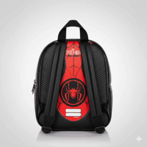 mochila infantil homem aranha tamanho p preta