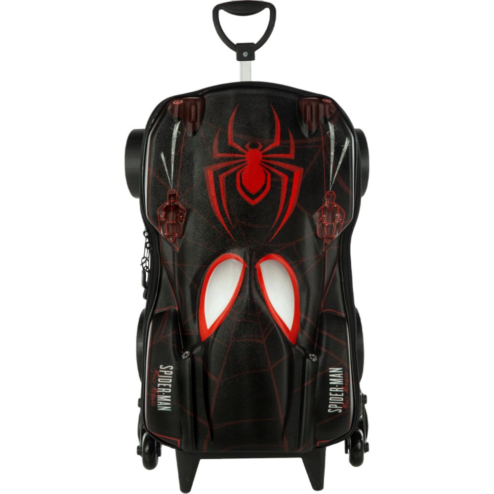 Mala Mochila Infantil Homem Aranha 3D com Rodinhas - Preta Mala Mochila Infantil Homem Aranha 3D com Rodinhas - Preta