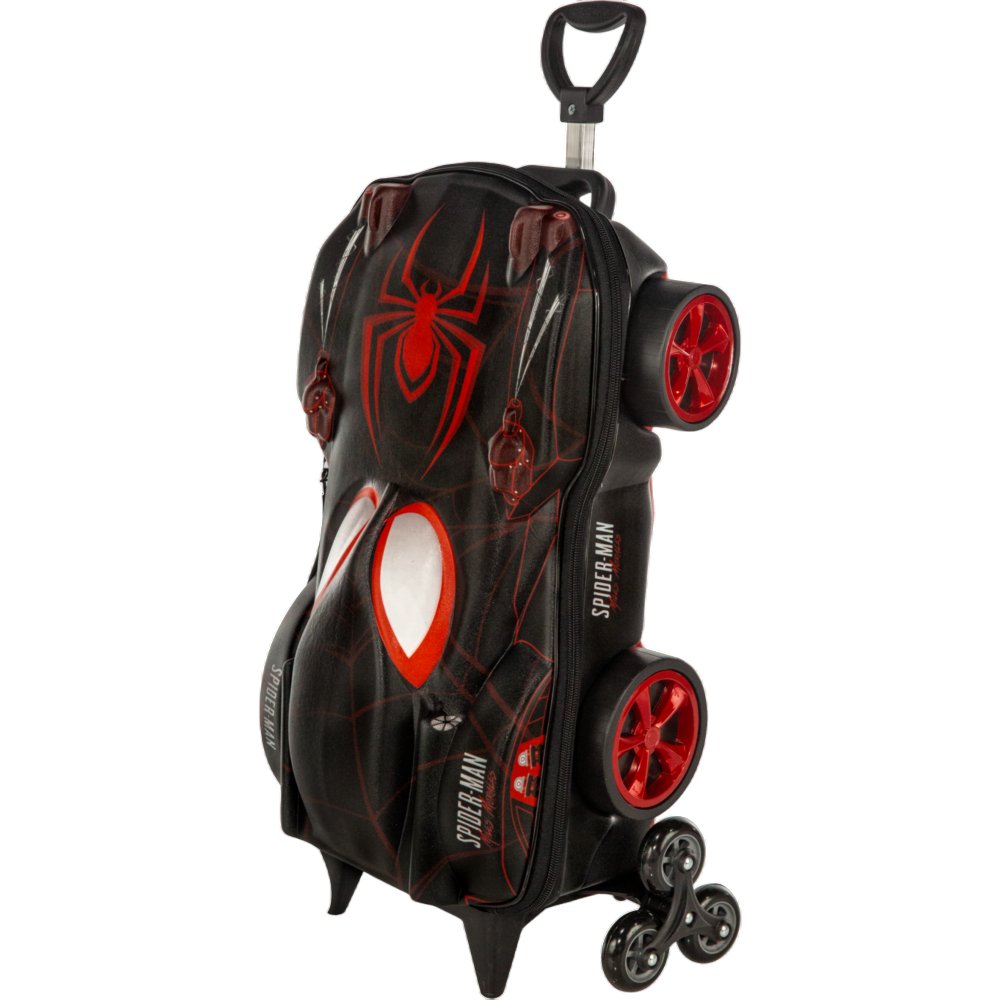 Mala Mochila Infantil Homem Aranha 3D com Rodinhas - Preta Mala Mochila Infantil Homem Aranha 3D com Rodinhas - Preta