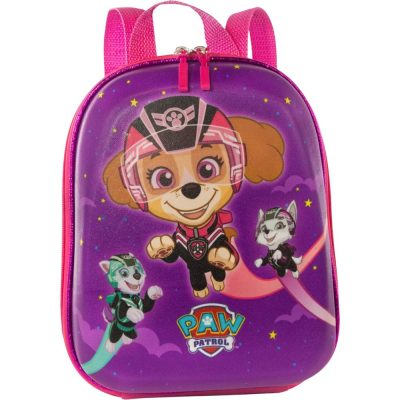 mochila infantil patrulha canina tamanho p roxa